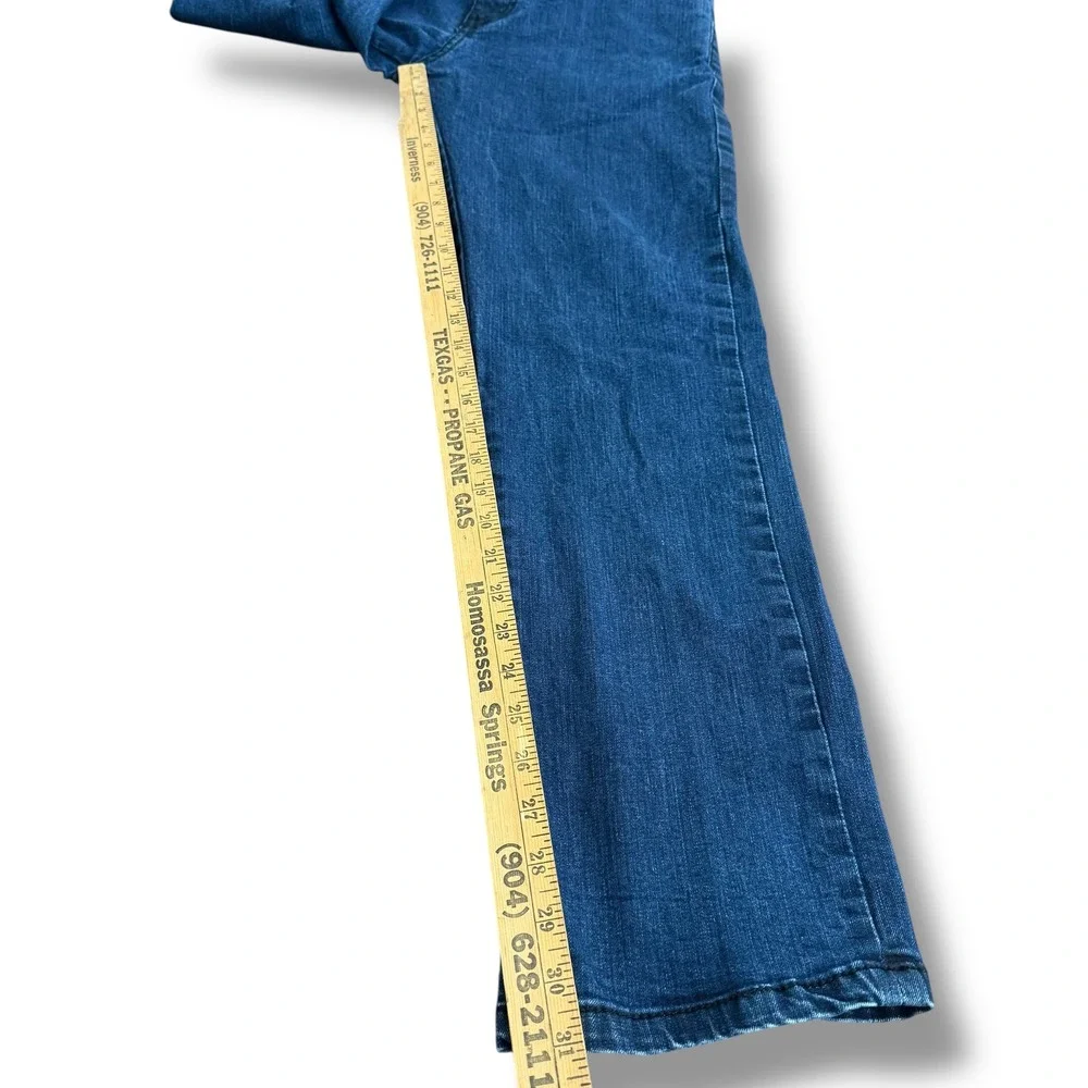 Competition Jeans Mens Size 36(34x31) Blue Denim Straight‎ Leg Pant Embellished